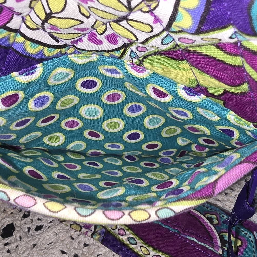 Vera Bradley Purple Paisley Bag, NWOT - Picture 11 of 12